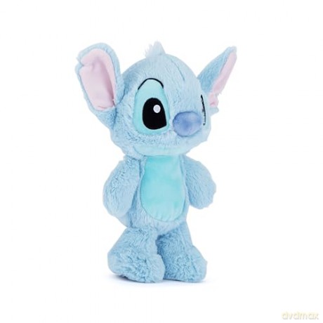 Disney Stitch 25cm plush toy in flopsie style, cute soft toy pastel blue colour, suitable for kids and adults, and treat, officially licensed by Disney