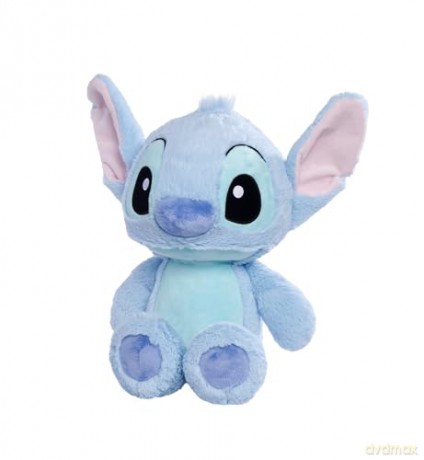 Disney Stitch 25cm plush toy in flopsie style, cute soft toy pastel blue colour, suitable for kids and adults, and treat, officially licensed by Disney