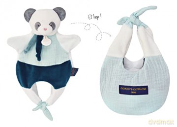 Doudou et Compagnie - Cuddly Toy Panda DC3824, Green, 30 cm