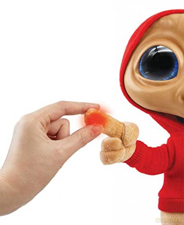 E.T. The Extra-Terrestrial - 40th Anniversary, Plush Character with Lights and Sounds, Soft Toy, Toy for Kids 3+ Years, HKN39