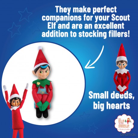 Elf on the Shelf Elf Mates | Christmas Elf | Elf on the Shelf Accessories, Elf on the Shelf Props (Elf Mates Chef Green Eyes)