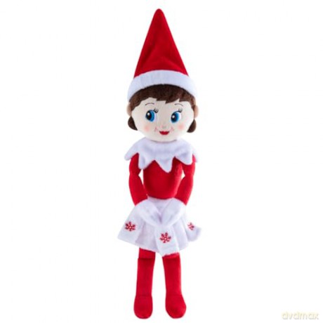 Elf on the Shelf Plushee Pal Snugglers - Cuddly, Cute and Adorable Girl Elf: 12" Premium Plush Christmas Teddy Toy Elf