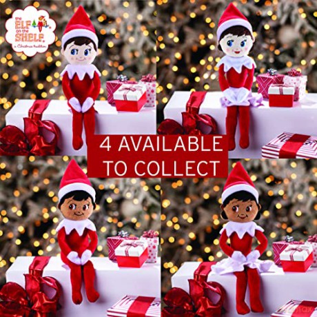 Elf on the Shelf Plushee Pal Snugglers - Cuddly, Cute and Adorable Girl Elf: 12" Premium Plush Christmas Teddy Toy Elf