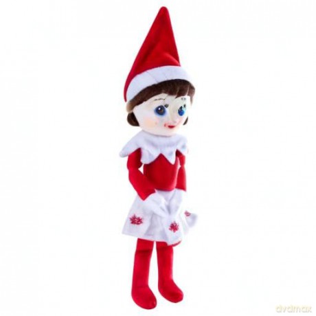 Elf on the Shelf Plushee Pal Snugglers - Cuddly, Cute and Adorable Girl Elf: 12" Premium Plush Christmas Teddy Toy Elf