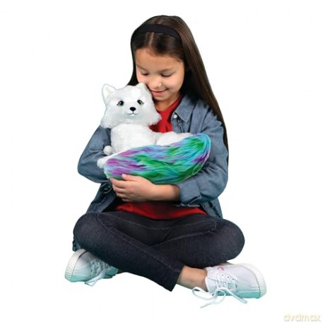 Extraordinary Noorah Plush - 9-Inch Deluxe Animal Plush with Northern Lights-Inspired Tail - As Seen in Elf Pets: A Fox Cubs Christmas Tale - Arctic Fox Pal of The Elf on the Shelf - Brand Scout Elf