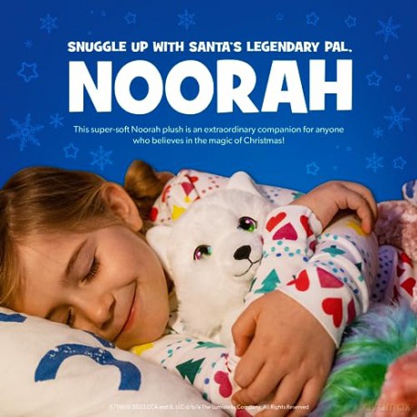 Extraordinary Noorah Plush - 9-Inch Deluxe Animal Plush with Northern Lights-Inspired Tail - As Seen in Elf Pets: A Fox Cubs Christmas Tale - Arctic Fox Pal of The Elf on the Shelf - Brand Scout Elf
