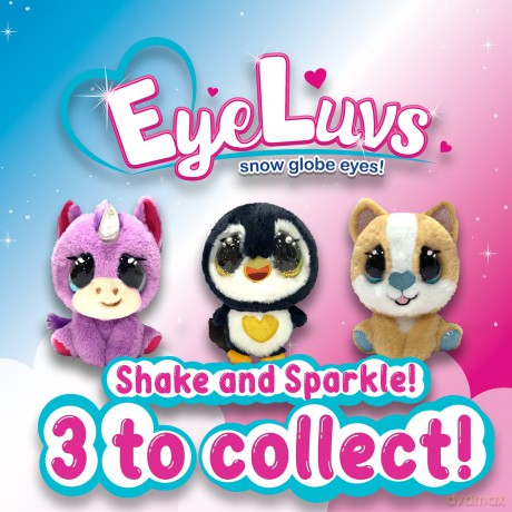 EyeLuvs: Cohen the Corgi | 8-inch Corgi Plush with Magical Glittery Eyes | Shake and Watch Their Eyes Sparkle | Collectible Plush for Kids Ages 3+