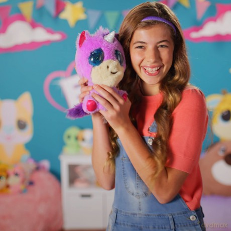 EyeLuvs: Rosemary the Unicorn | 8-inch Unicorn Plush with Magical Glittery Eyes | Shake and Watch Their Eyes Sparkle | Collectible Plush for Kids Ages 3+