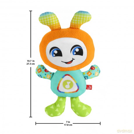 Fisher-Price Baby & Toddler Learning Toy, DJ Groovin Go with Music Lights & Sounds for Ages 6+ Months, UK English Version, HRC43