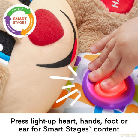 Fisher-Price Laugh & Learn Smart Stages Puppy | Interactive Baby Toys 6 to 36 Months | Educational Toys for 1 Year Old Girls and Boys with Music and Lights | Sound Toys | UK English Version, FPM43