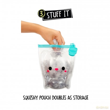 Fluffie Stuffiez Small Collectible Plush - Bunny - Surprise Reveal Unboxing -Huggable Ultra Fluff DIY Plush from the Fields Family - Tactile Play and Fidget - For Kids Ages 4+