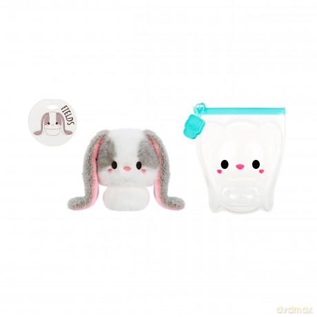 Fluffie Stuffiez Small Collectible Plush - Bunny - Surprise Reveal Unboxing -Huggable Ultra Fluff DIY Plush from the Fields Family - Tactile Play and Fidget - For Kids Ages 4+