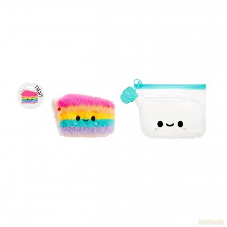 Fluffie Stuffiez Small Collectible Plush - Cake - Surprise Reveal Unboxing -Huggable Ultra Fluff DIY Plush from the Treats Family - Tactile Play and Fidget - For Kids Ages 4+