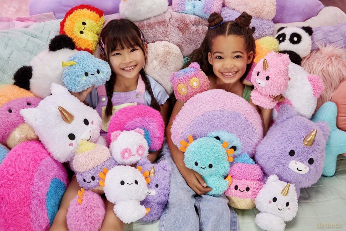 Fluffie Stuffiez Small Collectible Plush - PANDA - Suprise Reveal Unboxing with ASMR Fidget DIY Fur Pulling, Ultrasoft Fluff - Great for Kids Ages 4+