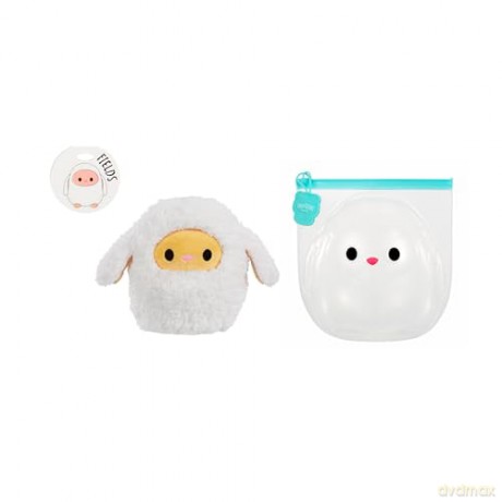 Fluffie Stuffiez Small Collectible Plush - Sheep - Surprise Reveal Unboxing -Huggable Ultra Fluff DIY Plush from the Fields Family - Tactile Play and Fidget - For Kids Ages 4+