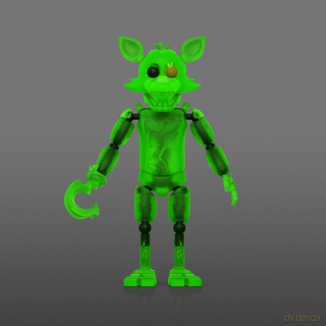 Funko Action Figure: Five Nights At Freddys (FNAF) - Radioactive Foxy - Glow In the Dark - Collectable Toy - Gift Idea - Official Merchandise
