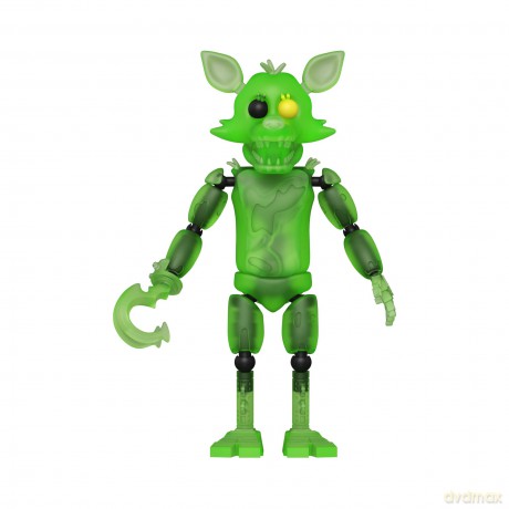 Funko Action Figure: Five Nights At Freddys (FNAF) - Radioactive Foxy - Glow In the Dark - Collectable Toy - Gift Idea - Official Merchandise