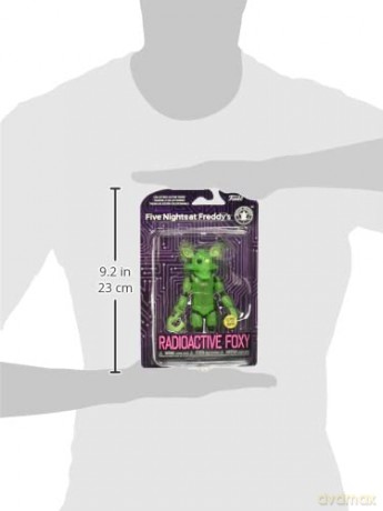 Funko Action Figure: Five Nights At Freddys (FNAF) - Radioactive Foxy - Glow In the Dark - Collectable Toy - Gift Idea - Official Merchandise
