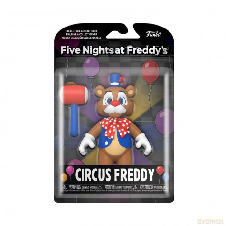 Funko Action Figure: Five Nights At Freddys (FNAF) SB - Circus Freddy Fazbear - Collectable Toy - Gift Idea - Official Merchandise