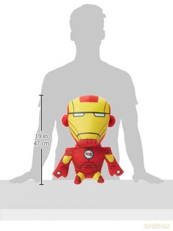 Funko MARVEL Jumbo Plush 15" Talking Plush: Iron Man - Marvel - Soft Toy - Birthday Gift Idea - Official Merchandise - Stuffed Plushie For Kids And Adults - Ideal For Movies Fans And Girlfriends
