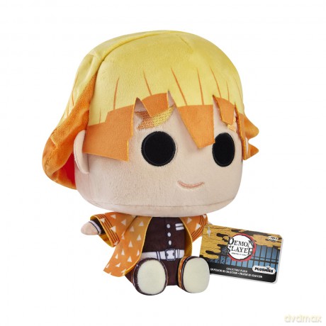 Funko Plush: Demon Slayer - 7" Zenitsu Agatsuma - Collectable Soft Toy - Birthday Gift Idea - Official Merchandise - Stuffed Plushie for Kids and Adults - Ideal for Anime Fans and Girlfriends