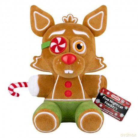Funko Plush: Five Nights At Freddys (FNAF) - Holiday Foxy - (CL 7") - Collectable Soft Toy - Birthday Gift Idea - Official Merchandise - Stuffed