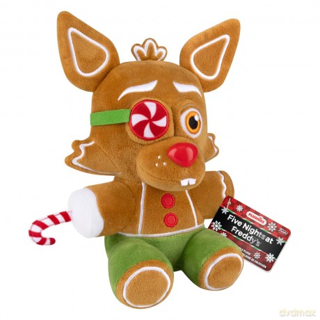 Funko Plush: Five Nights At Freddys (FNAF) - Holiday Foxy - (CL 7") - Collectable Soft Toy - Birthday Gift Idea - Official Merchandise - Stuffed