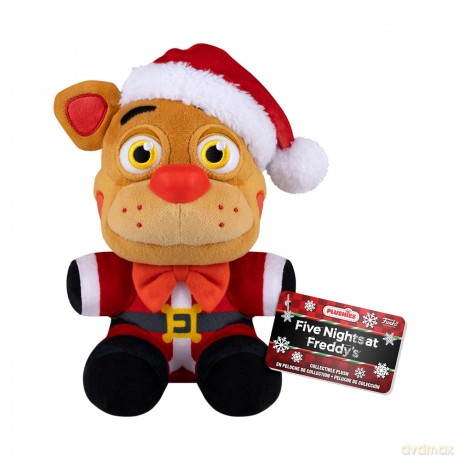 Funko Plush: Five Nights At Freddys (FNAF) - Holiday Freddy Fazbear - (CL 7") - Collectable Soft Toy - Birthday Gift Idea - Stuffed