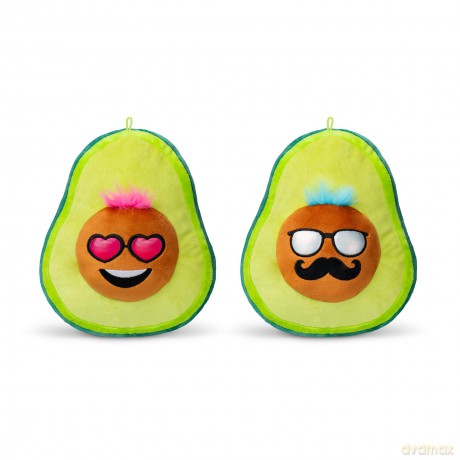 Funky Avacado | Blue 38cm Plush | Collectable Cute Plush Toy, Includes Blue Hair, Mustache and Sunglasses, Cute Teddies Suitable for Girls and Boys Ages 4+ | Basic Fun 03603