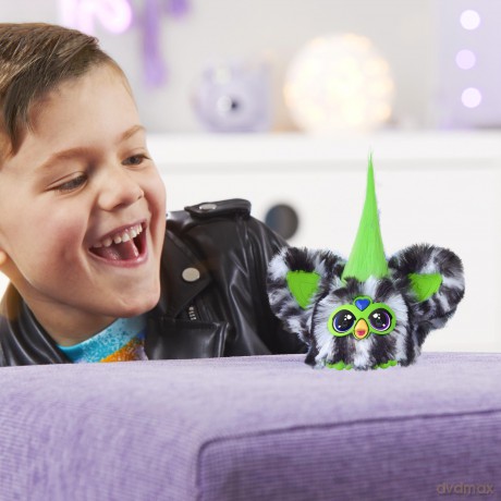 Furby Furblets Fierce and Fabulous Pack of 2 Electronic Plush Toys: May-May and Greenie-Meanie