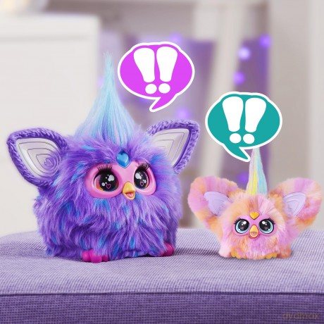 Furby Furblets Fierce and Fabulous Pack of 2 Electronic Plush Toys: May-May and Greenie-Meanie