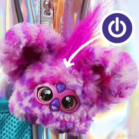 Furby Furblets Hip-Bop Mini Electronic Plush Toy, Pink