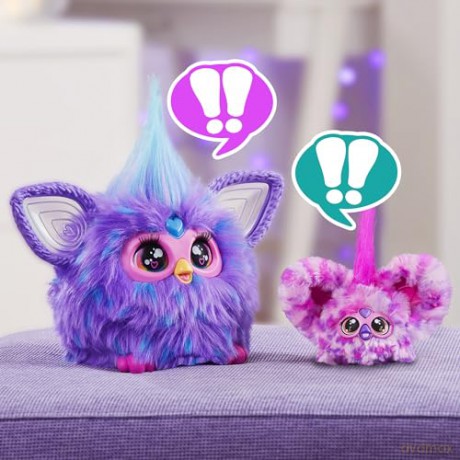 Furby Furblets Hip-Bop Mini Electronic Plush Toy, Pink
