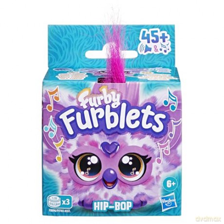 Furby Furblets Hip-Bop Mini Electronic Plush Toy, Pink
