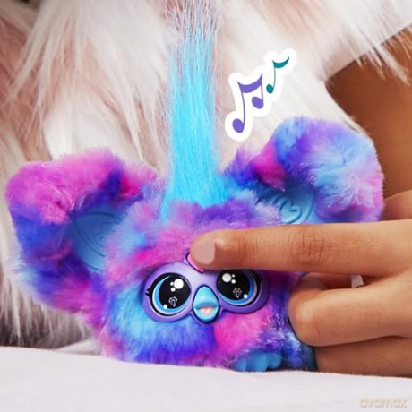 Furby Furblets Luv-Lee Mini Electronic Plush Toy, Blue