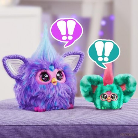 Furby Furblets Mello-Nee Mini Electronic Plush Toy, Red