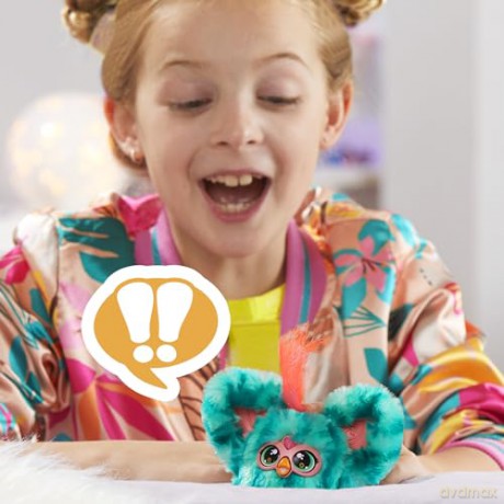 Furby Furblets Mello-Nee Mini Electronic Plush Toy, Red