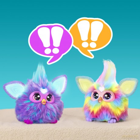 Furby Tie Dye Interactive Plush Toy - English Version, Batikfärbung