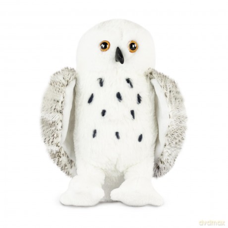 GOGOPO Wizard Snowy Owl Stuffed Animal Plush Toy| Fluffy Soft Toy Gifts for Kids| 20cm