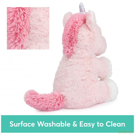 GUND Baby Alora the Unicorn Animated Plush, Singing Stuffed Animal Sensory Toy, Sings ABC Song and 123 Counting Song, Pink, 11"