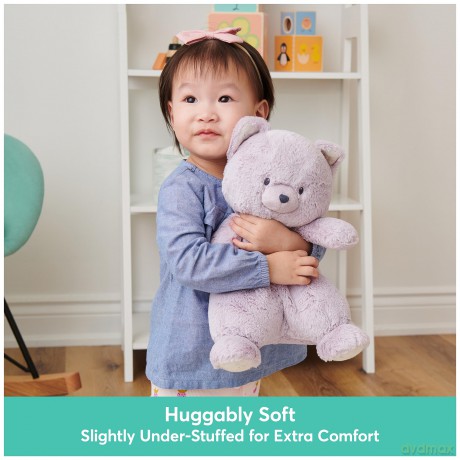 GUND Baby Oh So Snuggly Kitten Large Plush Stuffed Animal for Babies and Infants, Lavender, 12.5"