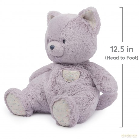 GUND Baby Oh So Snuggly Kitten Large Plush Stuffed Animal for Babies and Infants, Lavender, 12.5"