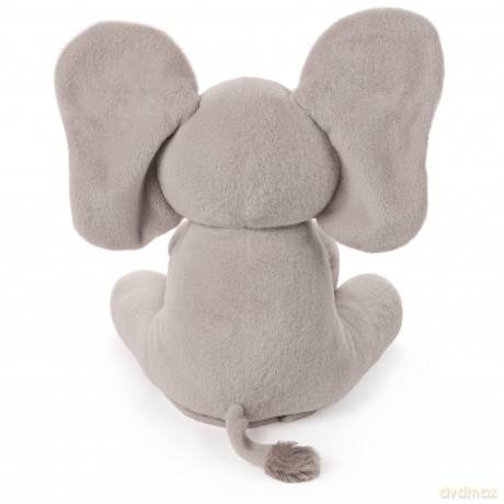 GUND Flappy Elephant Interactive Plush Toy | Sing and Speaking in Italian | Moves Ears | 12" Plush Toy | Soft Toy for Children from 10 Months
