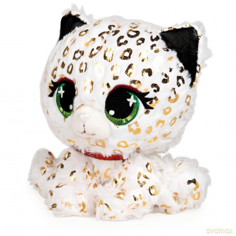 GUND Official, P.Lushes Cute Designer Fashion Collectable Pets 24kt Carti Snow Leopard Premium Stylish Stuffed Animal Soft Plush, Gold Metallic, 15.2cm Soft Toy For Girls and Boys Aged 3 Years and Up