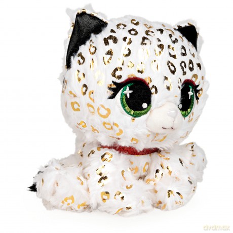 GUND Official, P.Lushes Cute Designer Fashion Collectable Pets 24kt Carti Snow Leopard Premium Stylish Stuffed Animal Soft Plush, Gold Metallic, 15.2cm Soft Toy For Girls and Boys Aged 3 Years and Up