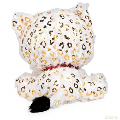 GUND Official, P.Lushes Cute Designer Fashion Collectable Pets 24kt Carti Snow Leopard Premium Stylish Stuffed Animal Soft Plush, Gold Metallic, 15.2cm Soft Toy For Girls and Boys Aged 3 Years and Up