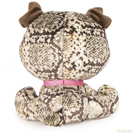 GUND Official, P.Lushes Cute Designer Fashion Collectable Pets Bella Boa Dog Premium Stylish Stuffed Animal Soft Plush, Snake Skin, 15.2cm Soft Toy For Girls and Boys Aged 3 Years and Up