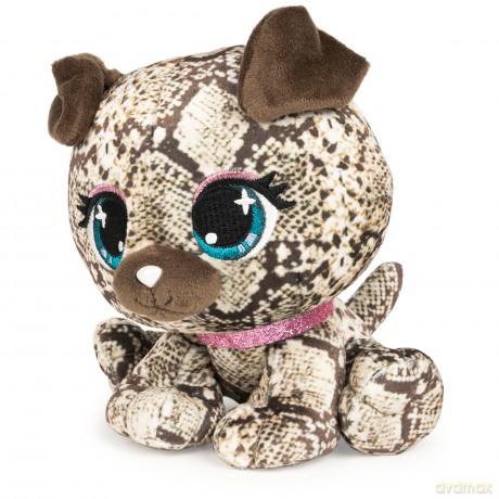 GUND Official, P.Lushes Cute Designer Fashion Collectable Pets Bella Boa Dog Premium Stylish Stuffed Animal Soft Plush, Snake Skin, 15.2cm Soft Toy For Girls and Boys Aged 3 Years and Up