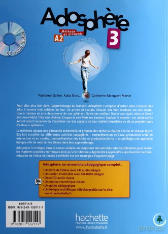 Adosphere 3 podr.+CD [KSIĄŻKA]