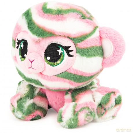 GUND Official, P.Lushes Cute Designer Fashion Collectable Pets Olivia Moss Monkey Premium Stylish Stuffed Animal Soft Plush, Green and Pink, 15.2cm Soft Toy For Girls and Boys Aged 3 Years and Up